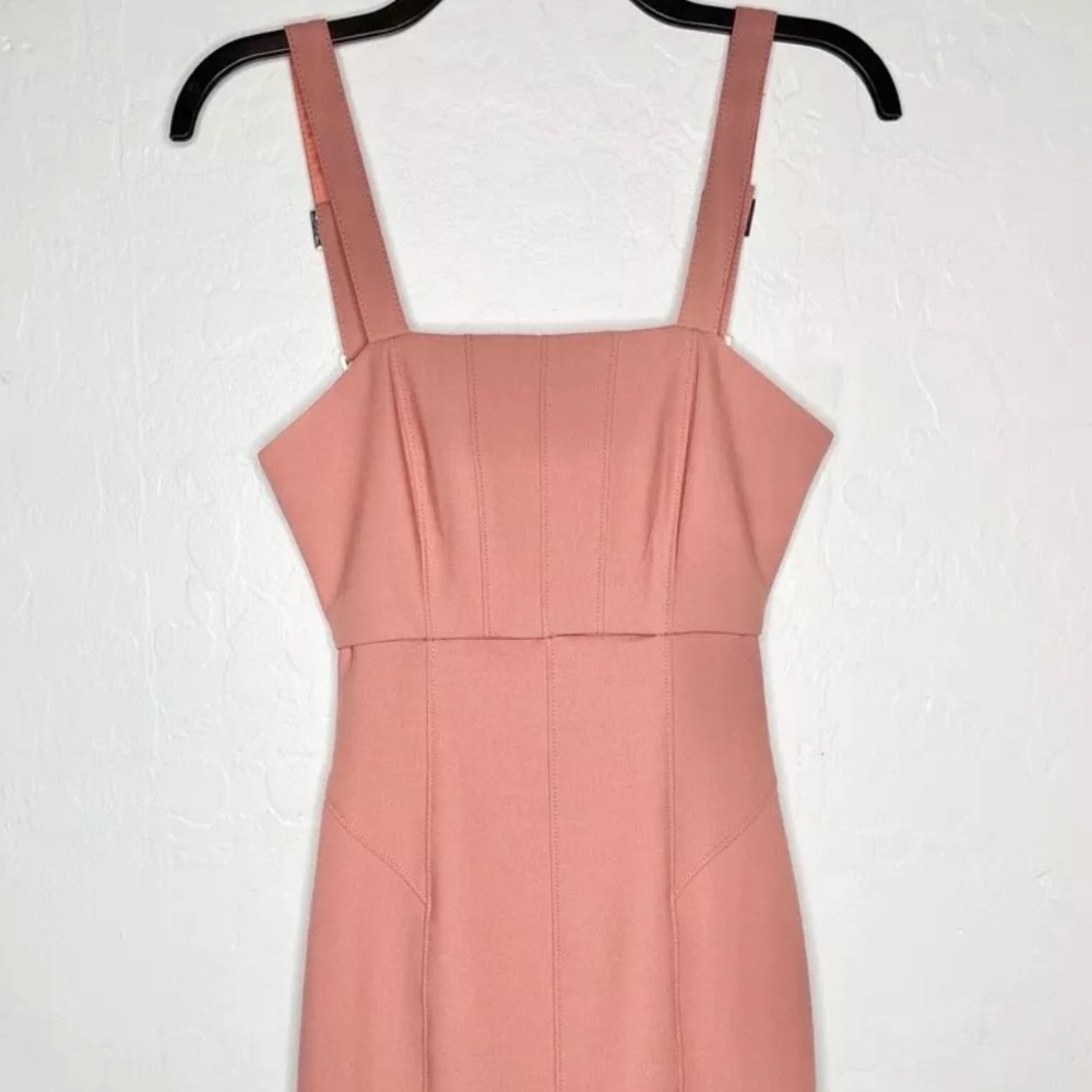 CINQ a SEPT Pink DaKota Cutout Bodycon Midi Dress - Picture 7 of 8